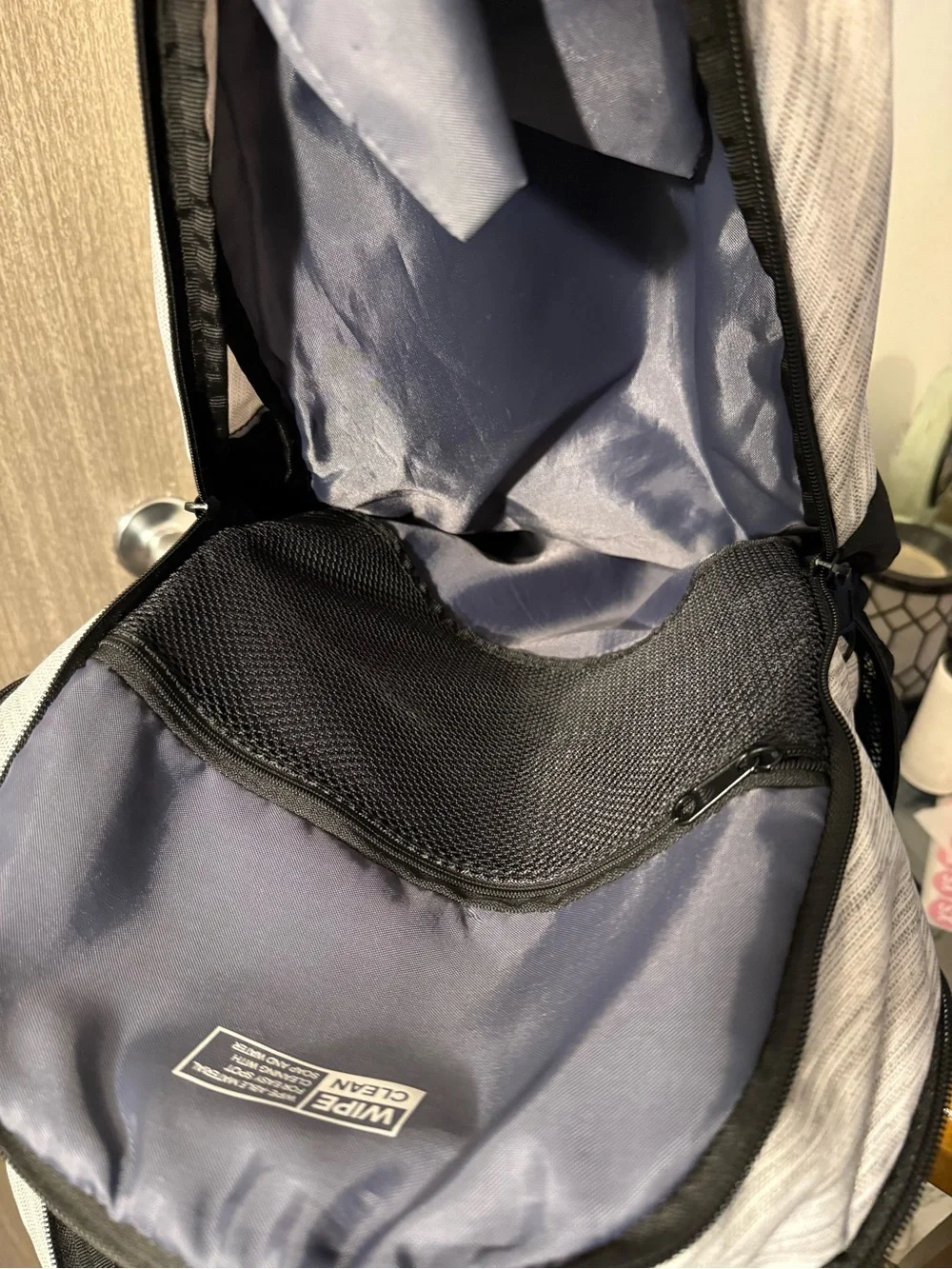 adidas White and Black Two-Tone Everyday Backpack